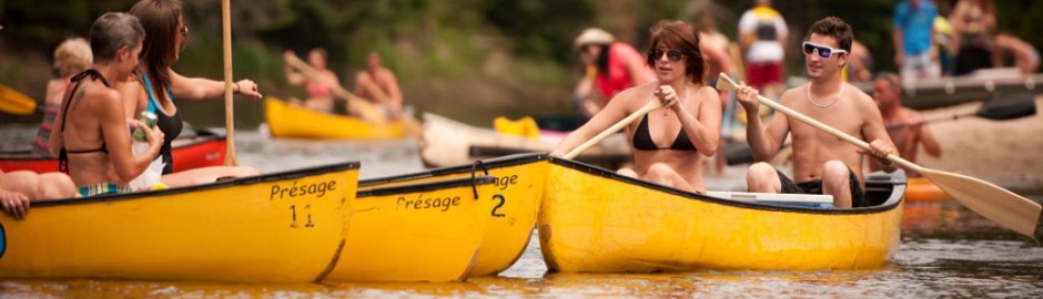 Activités de canot & kayak en groupe sur la Rivière-Rouge