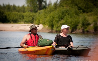 Descente de Kayak sur la Rivière pour tous les âges