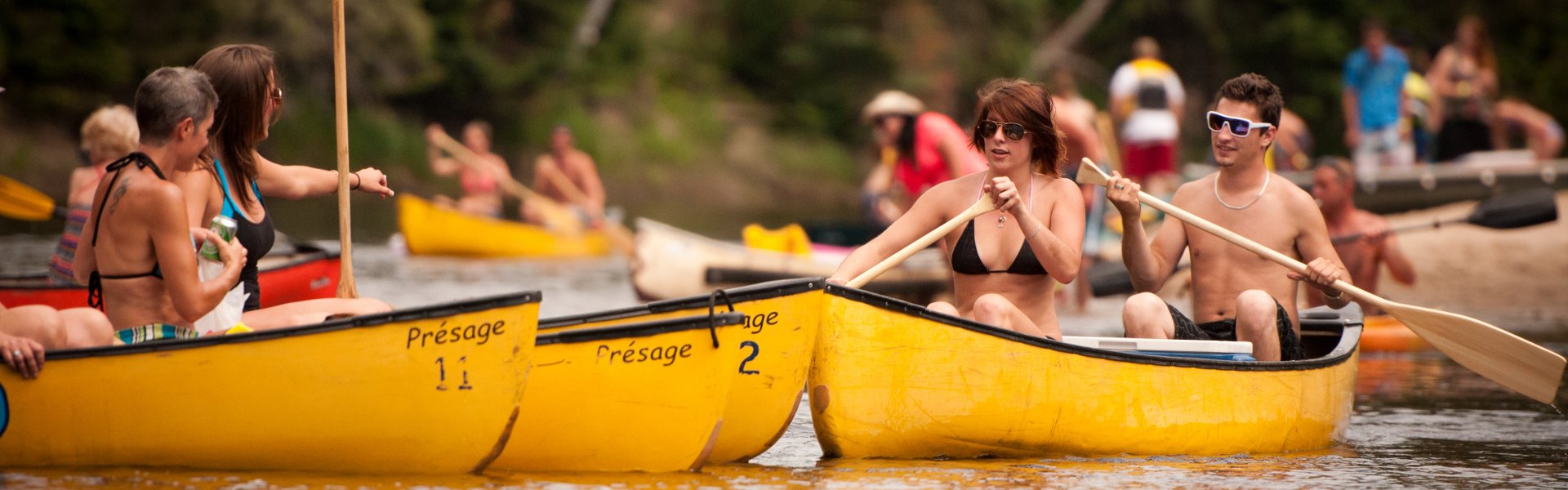 Canotage et kayakage de groupe Laurentides