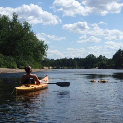 Expédition en kayak sur la rivière Rouge